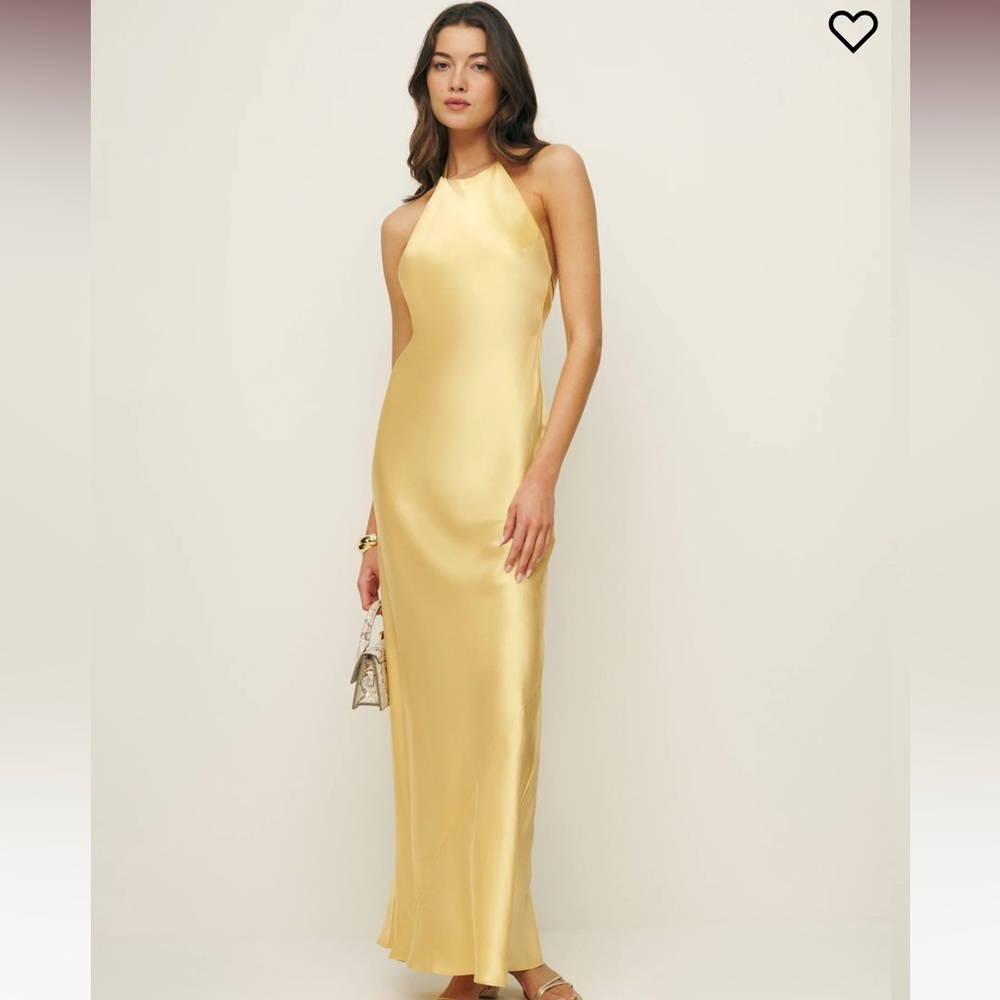 Reformation Jeany Silk Dress